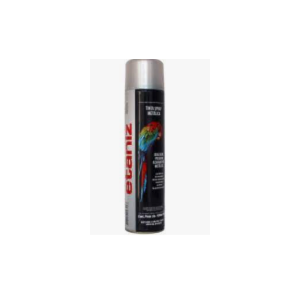 TINTA SPRAY METÁLICA PRATA 400ML USO GERAL ETANIZ