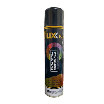 Tinta Spray Preto Brilhante Peg&Uze 400Ml Secagem Rápida