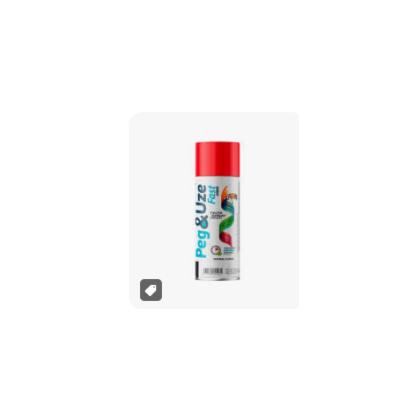 TINTA SPRAY VERMELHO 300ML USO GERAL PEGEUZE
