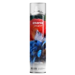 TINTA SPRAY VERNIZ ETANIZ USO GERAL 400ML TRANSPARENTE