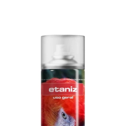 TINTA SPRAY VERNIZ ETANIZ USO GERAL 400ML TRANSPARENTE