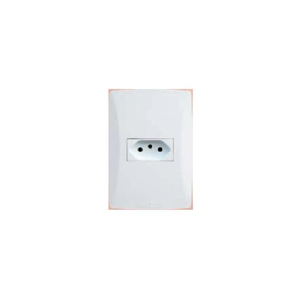 Tomada De Embutir Mec Tronic Petra 2P+T 10A 250V Para Instalações Residenciais E Comerciais-0b6eee42-0e6b-4b09-a854-3a0ca0ca9429