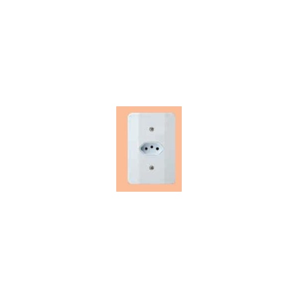 TOMADA EMBUTIR HORIZONTAL 2P+T 10A 250V MEC TRONIC MILLENIUM COM PLACA NBR 14136-49cc90d7-d717-4f35-9f90-f34716053979