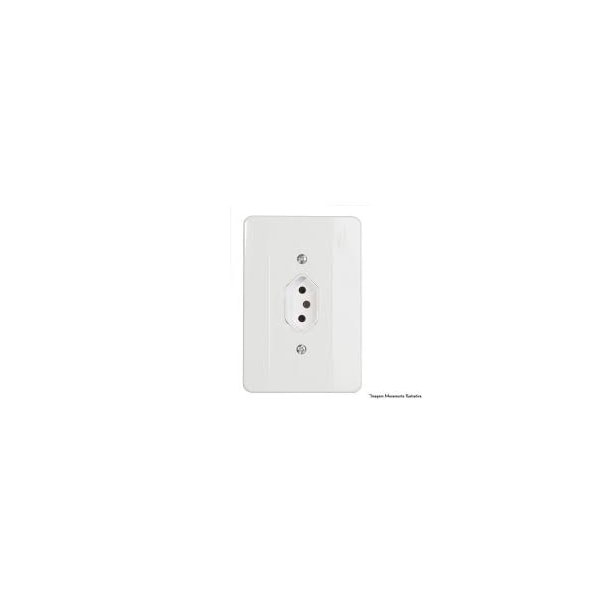 TOMADA EMBUTIR HORIZONTAL MEC TRONIC MILLENIUM 2P+T 20A 250V BRANCA SEM PLACA-53f48fc2-0f11-45f3-b3cd-0c7a58ecaa80