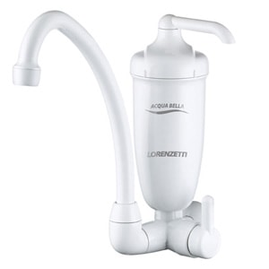 TORNEIRA COM FILTRO ACQUA BELLA LORENZETTI BRANCO 2 SAÍDAS