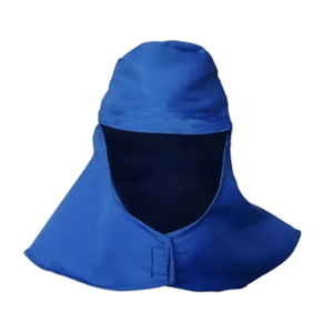 Touca Soldador Árabe America Seg Brim Azul Com Velcro