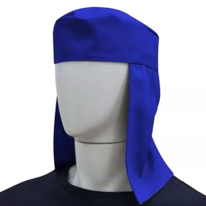 TOUCA SOLDADOR ÁRABE AMERICA SEG BRIM AZUL COM VELCRO