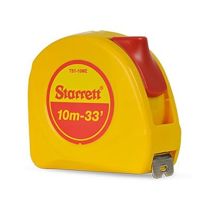 TRENA DE AÇO 10M X 25MM STARRETT KTS1 10M S SÉRIE KTS MÉTRICA/POLEGADA