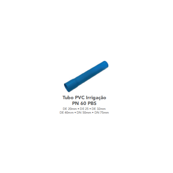 TUBO PVC PARA IRRIGAÇÃO TUBOZAN PN 60 25MM X 6M NBR 5648-7857db73-b5aa-4c4e-8fe7-bad9073c0aa0